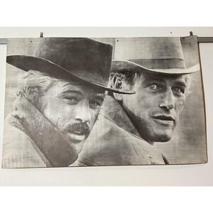 70's Poster Butch Cassidy and the Sundance Kid - Paul Newman and Robert Redford